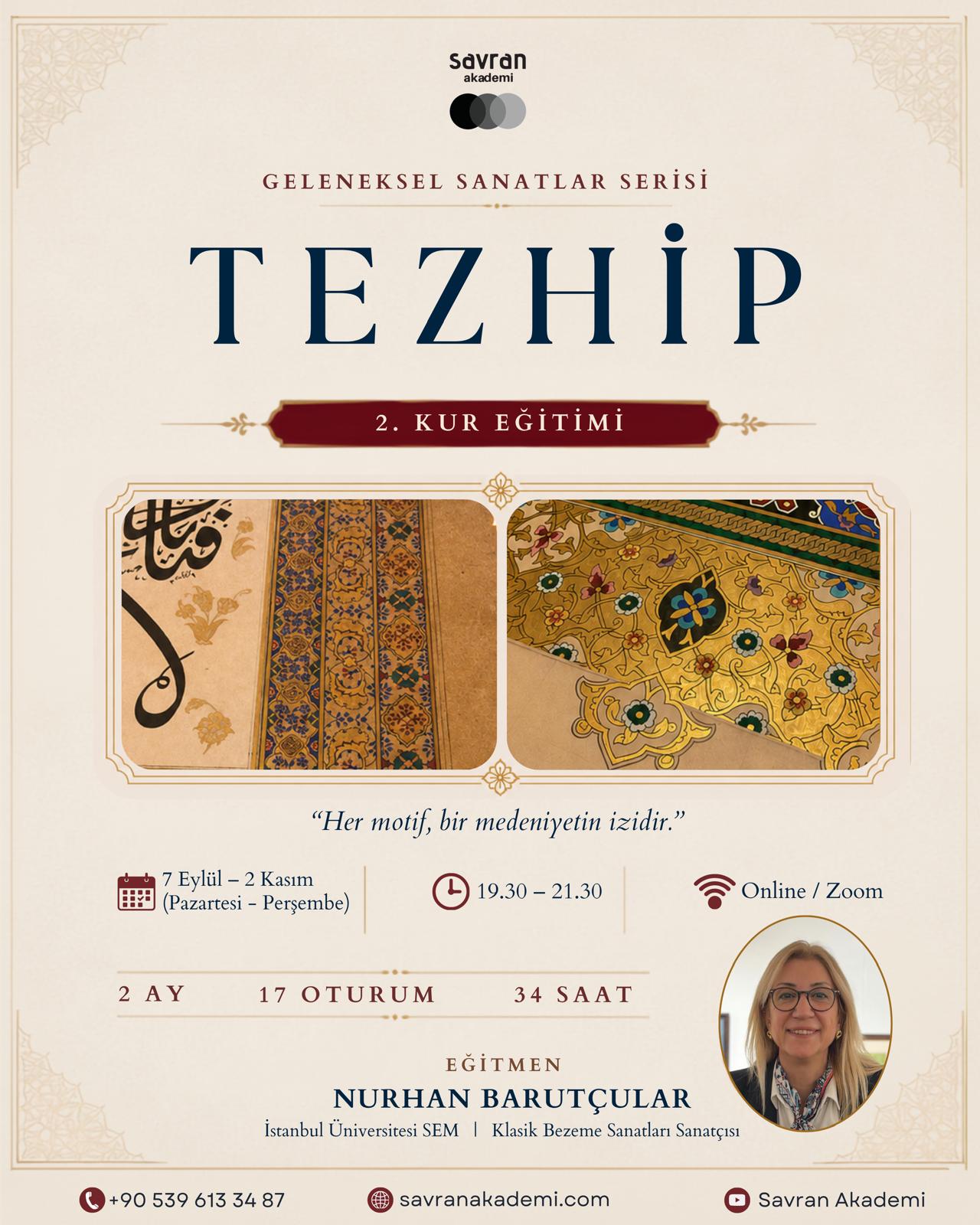 Tezhip 2. Kur Eğitimi program görseli