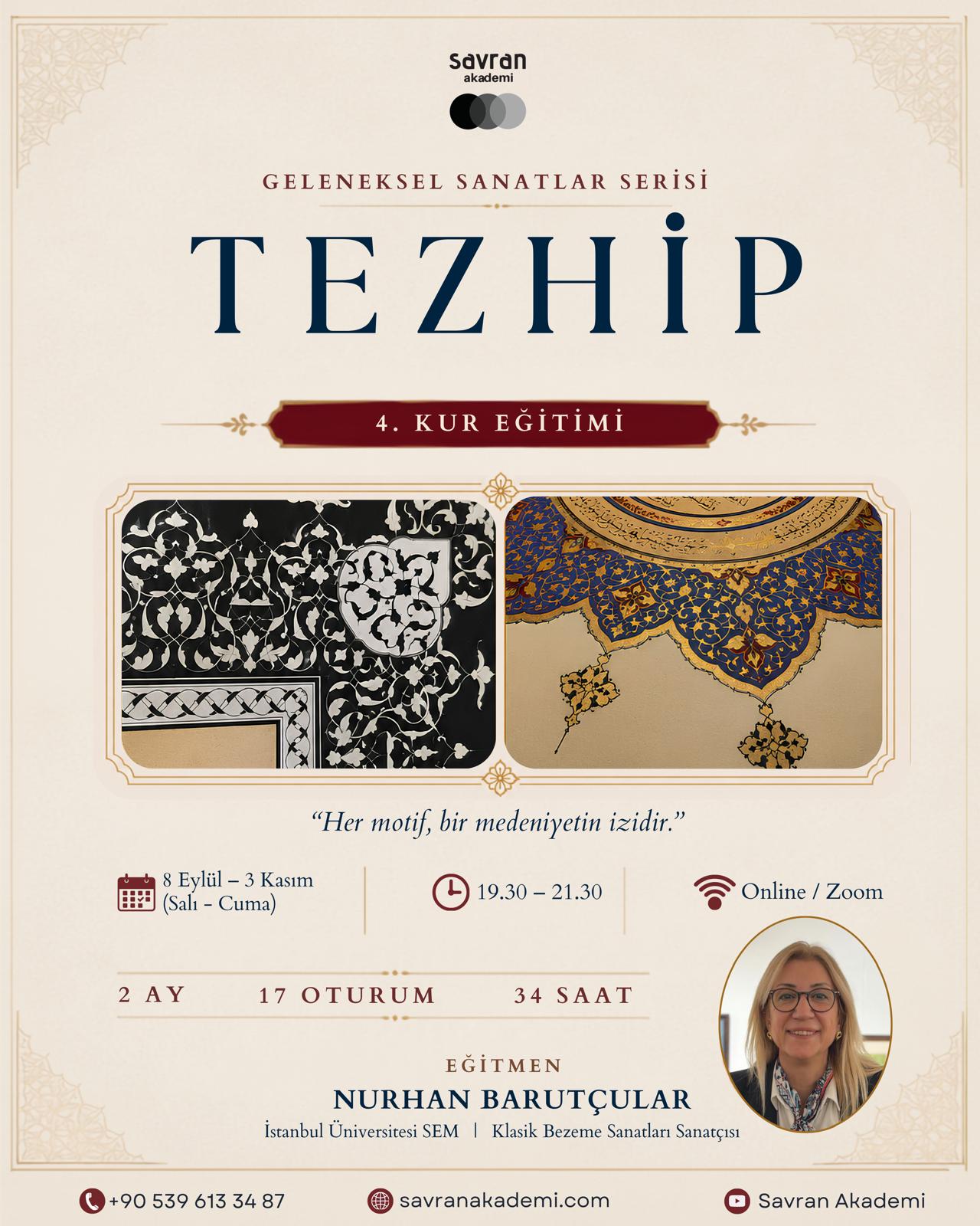 Tezhip 4. Kur Eğitimi program görseli