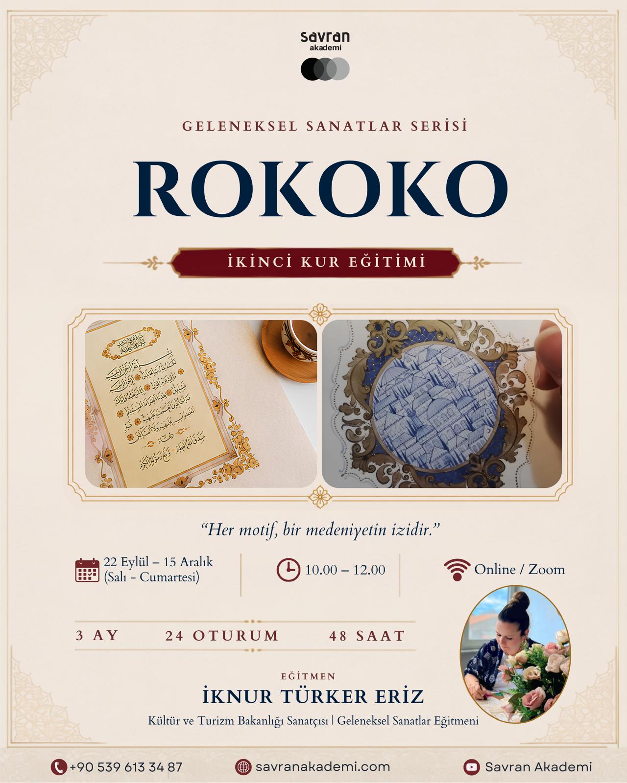 Rokoko 2. Kur Eğitimi program görseli