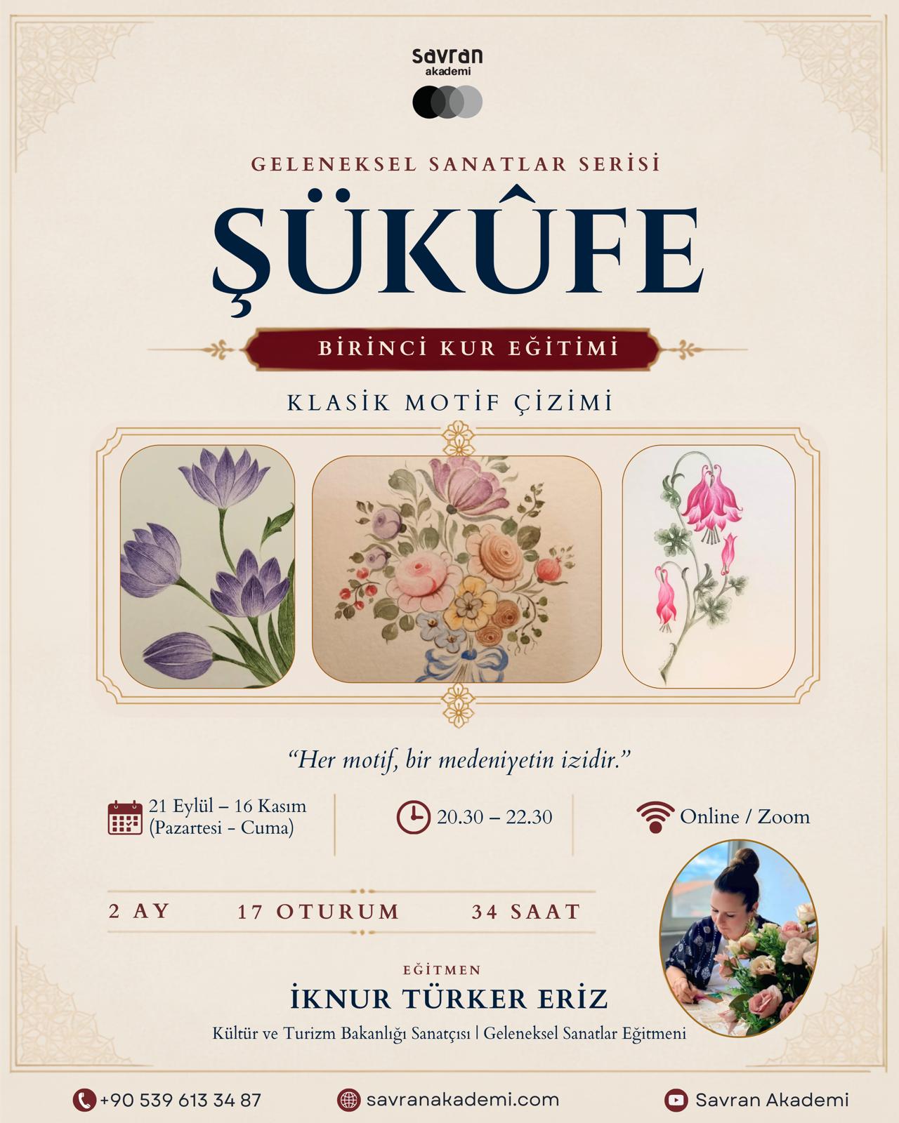Şükûfe 1. Kur Eğitimi program görseli