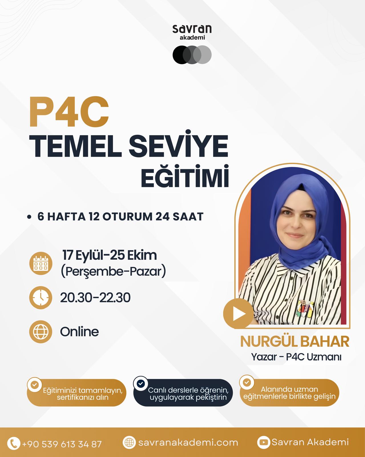 P4C Temel Seviye Eğitimi program görseli