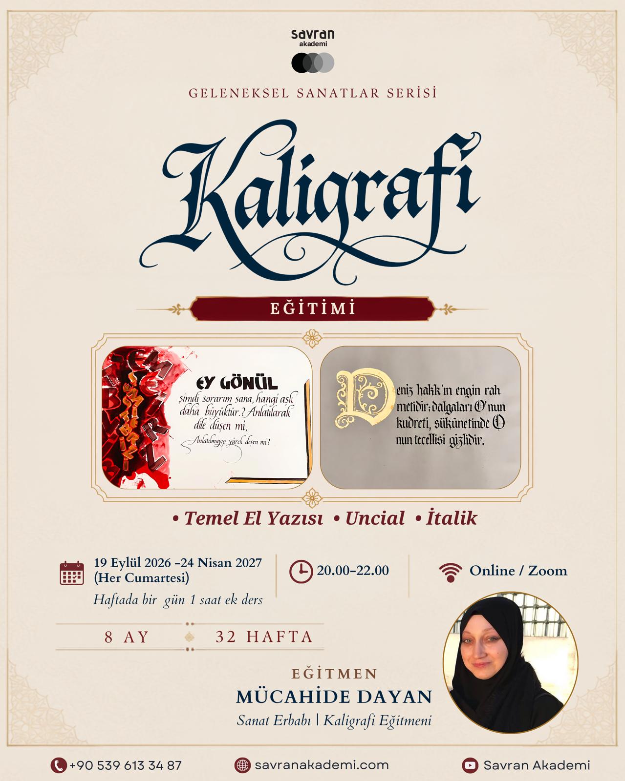 Kaligrafi Eğitimi program görseli