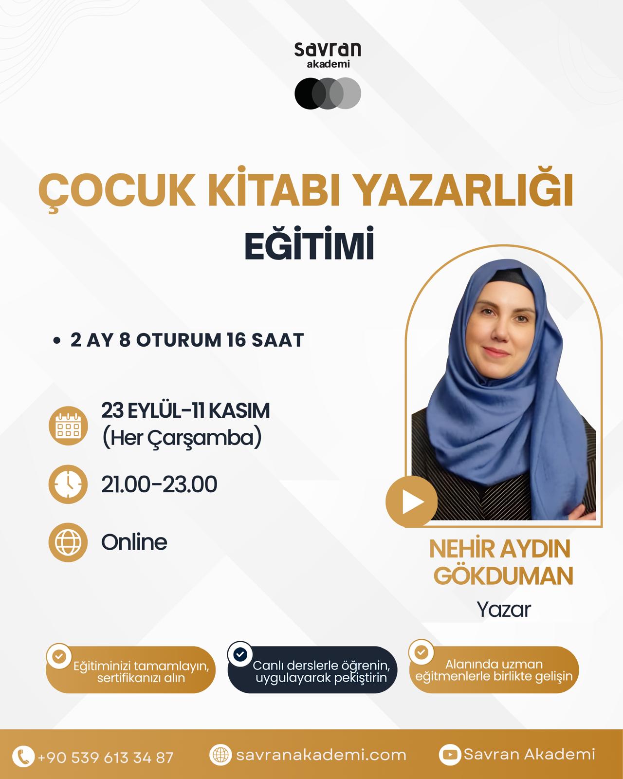 Çocuk Kitabı Yazarlığı Eğitimi program görseli