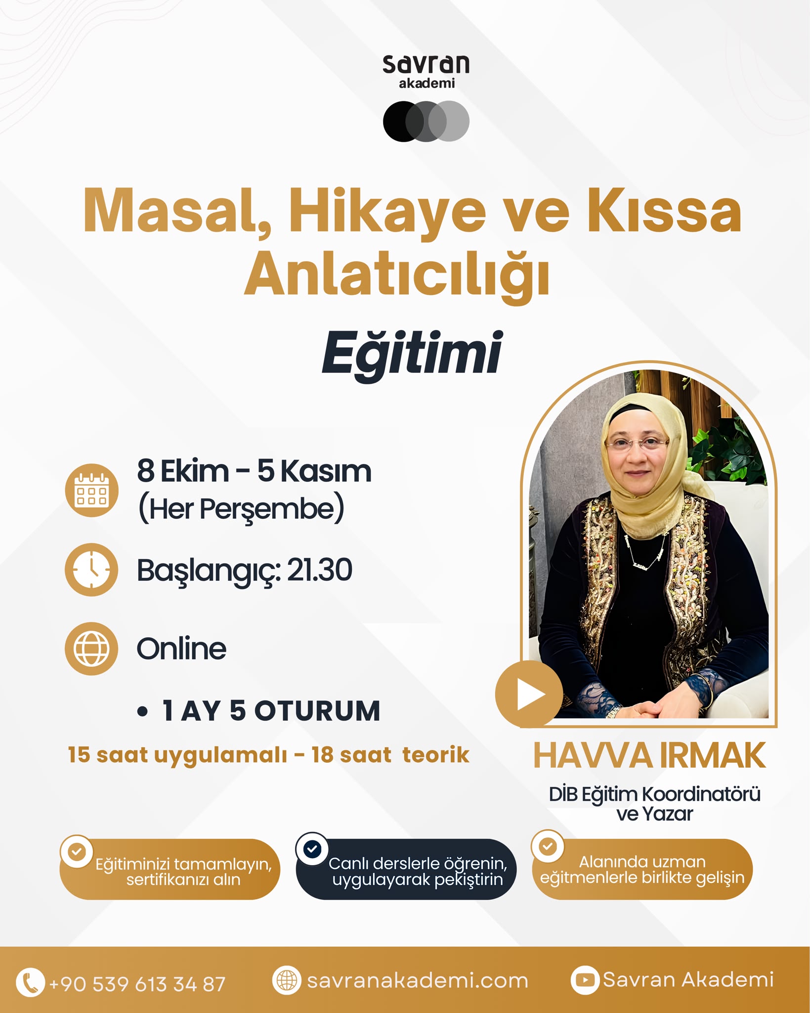 Masal, Hikaye ve Kıssa Anlatıcılığı Eğitimi program görseli
